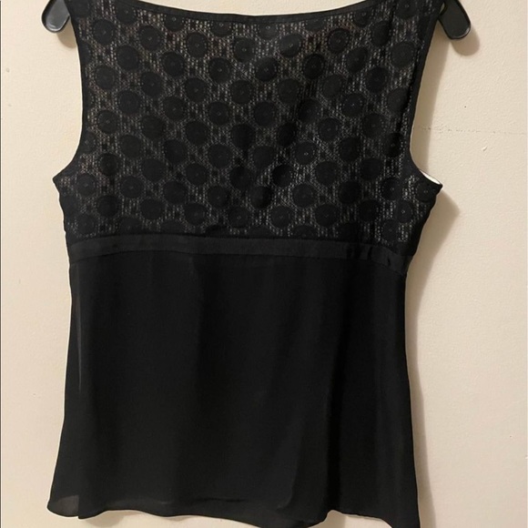 Silk Marilla Black Blouse Top - Picture 2 of 3